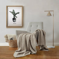 Sunday Citizen Waffle Lightweight Throw Blanket (more Colors)