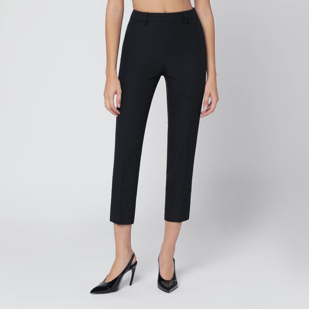 THE ANDAMANE Black Yacinta Capri Trousers