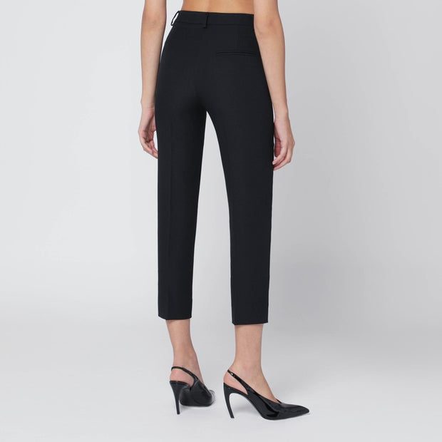 THE ANDAMANE Black Yacinta Capri Trousers