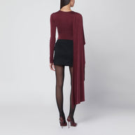 THE ANDAMANE Xenia Rouge Noir Bodysuit