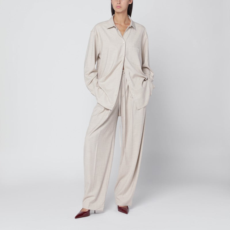 THE ANDAMANE Ivory Wendela Oversized Suit