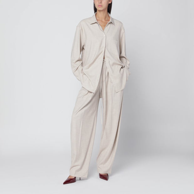 THE ANDAMANE Ivory Wendela Oversized Suit