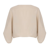 The Handloom Lucid Knot Top - Sand