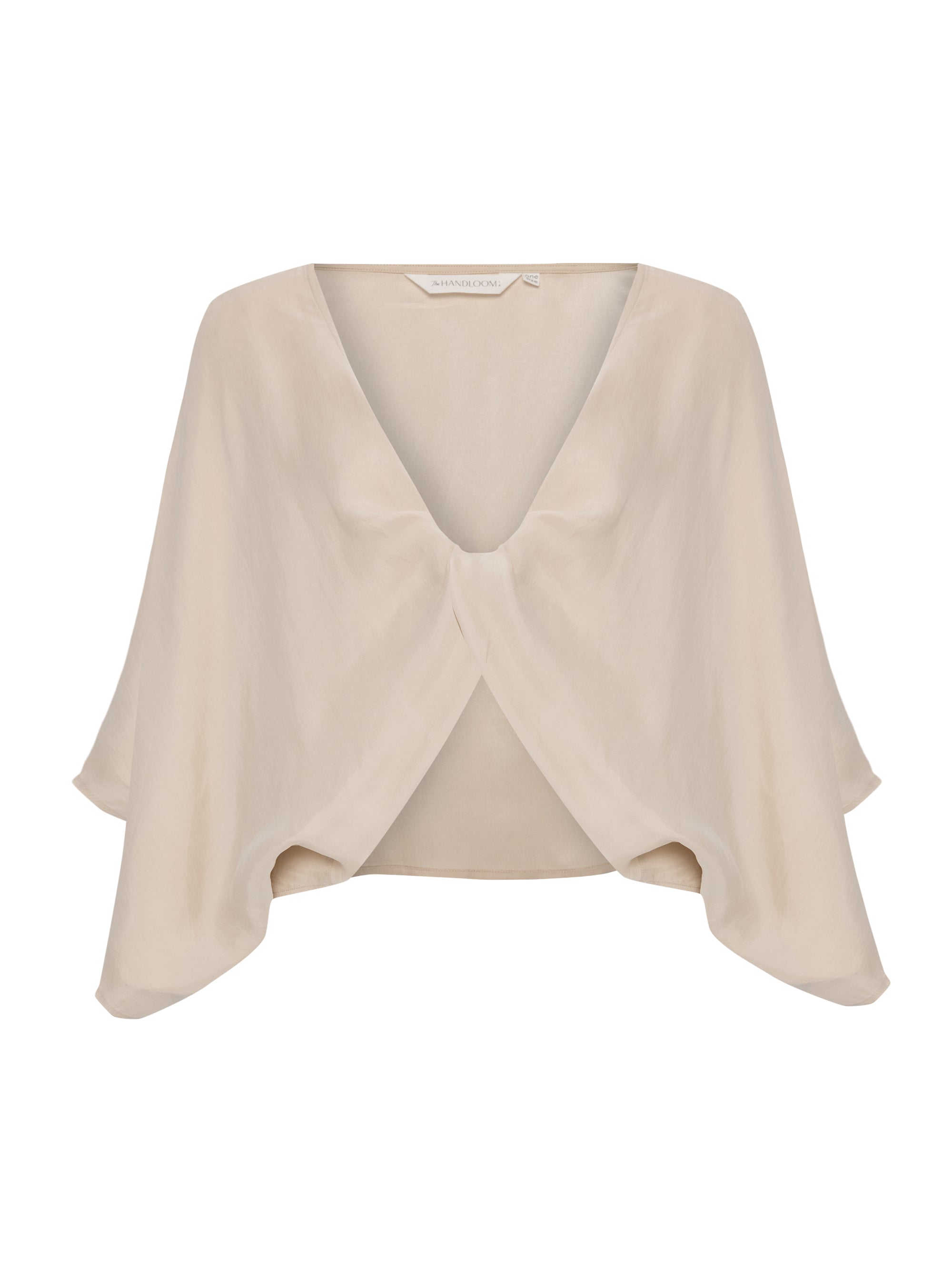 The Handloom Lucid Knot Top - Sand