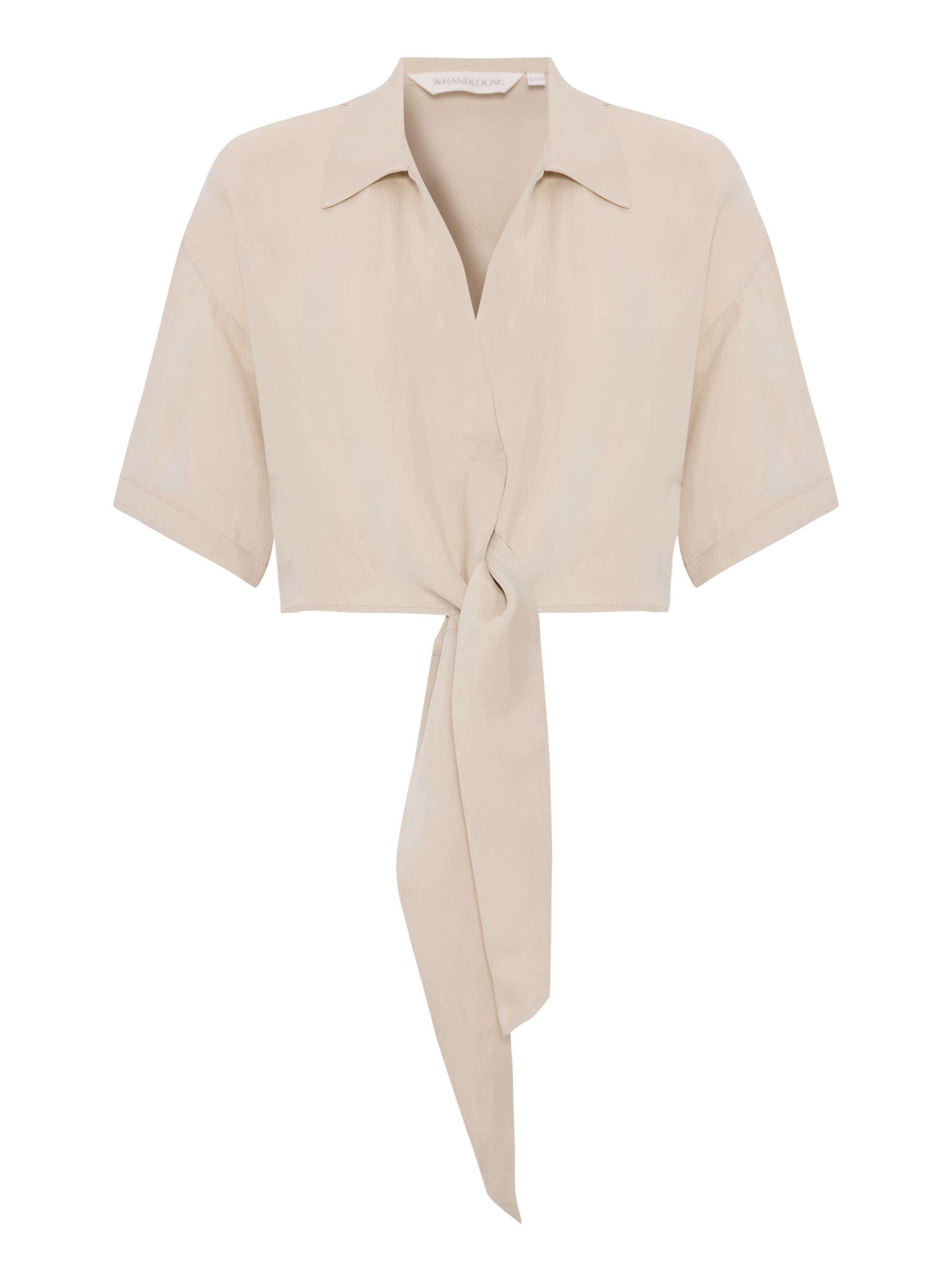 The Handloom Lucid Tie Shirt - Sand