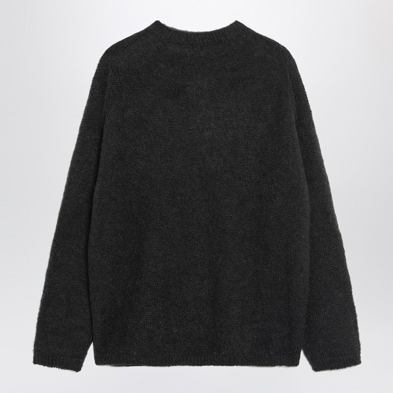 S Max Mara Green Mohair Knit Sweater