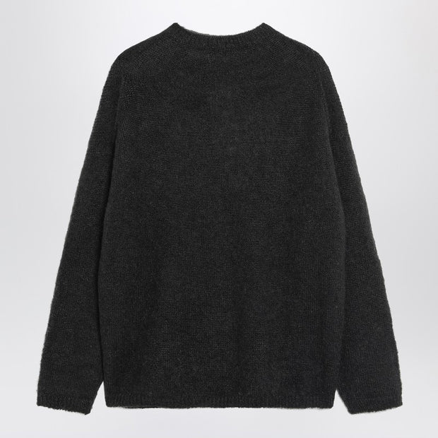 S Max Mara Green Mohair Knit Sweater