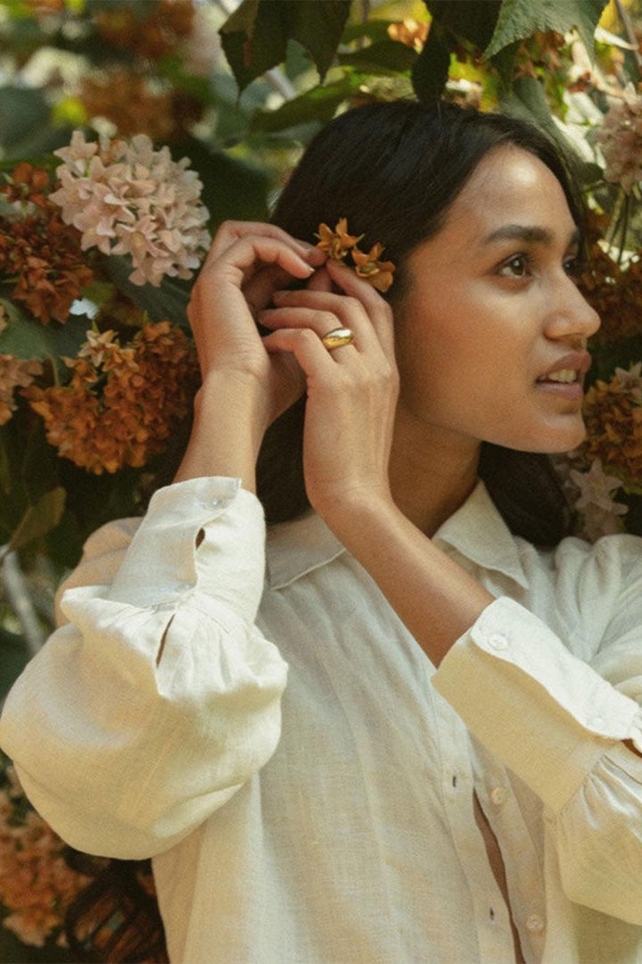 Reistor Summer Shirt in Off-white