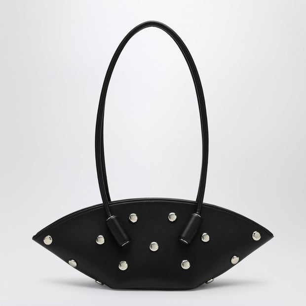 THEMOIRè Black Olimpia Medium Shoulder Bag