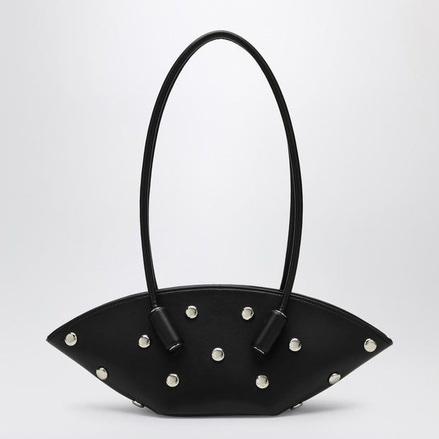 THEMOIRè Black Olimpia Medium Shoulder Bag