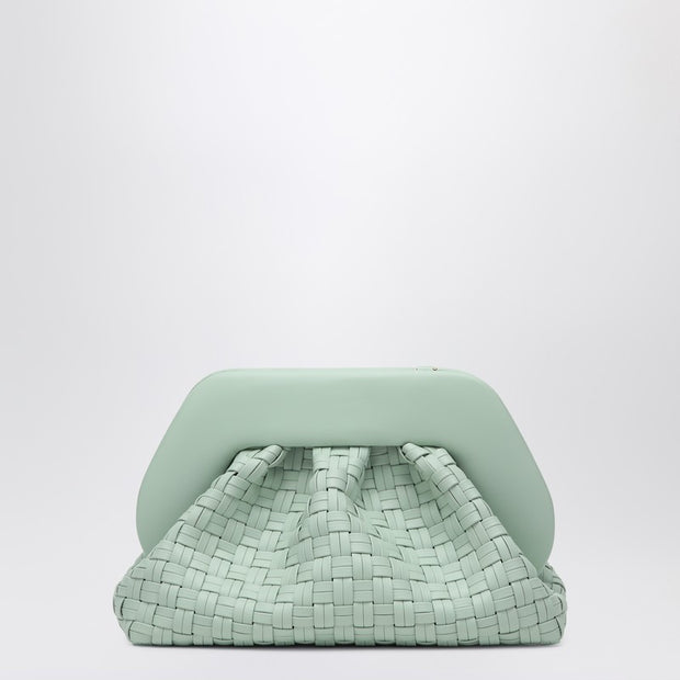 THEMOIRè Clutch Tia Ice Color In Woven Eco Leather
