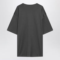 LEMAIRE Charcoal Grey Cotton And Silk T-shirt