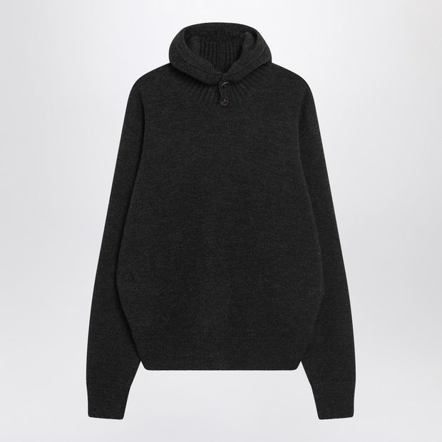LEMAIRE Brown Hooded Sweater