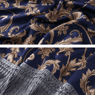 Ulivary Tassels Blue Kimono Robe