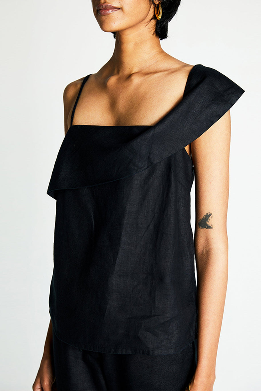 Reistor The Wandering Wave Top in Black