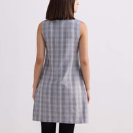 Reistor The Cotton Tweed Shift Dress in Grey