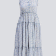 Reistor The Perfect Resort Floral Maxi in Periwinkle Blue