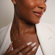Zoe Lev Diamond Toi Et Moi Necklace