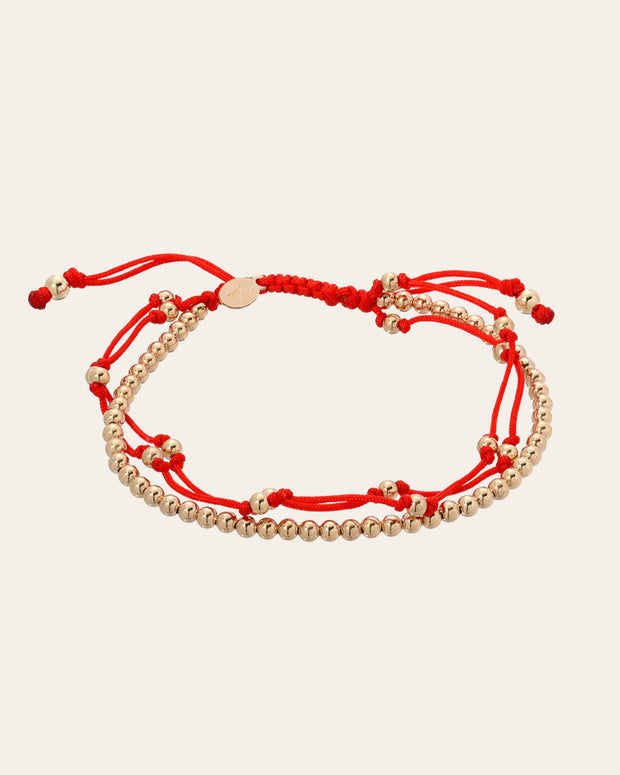 Zoe Lev Trio Fortune Bracelet
