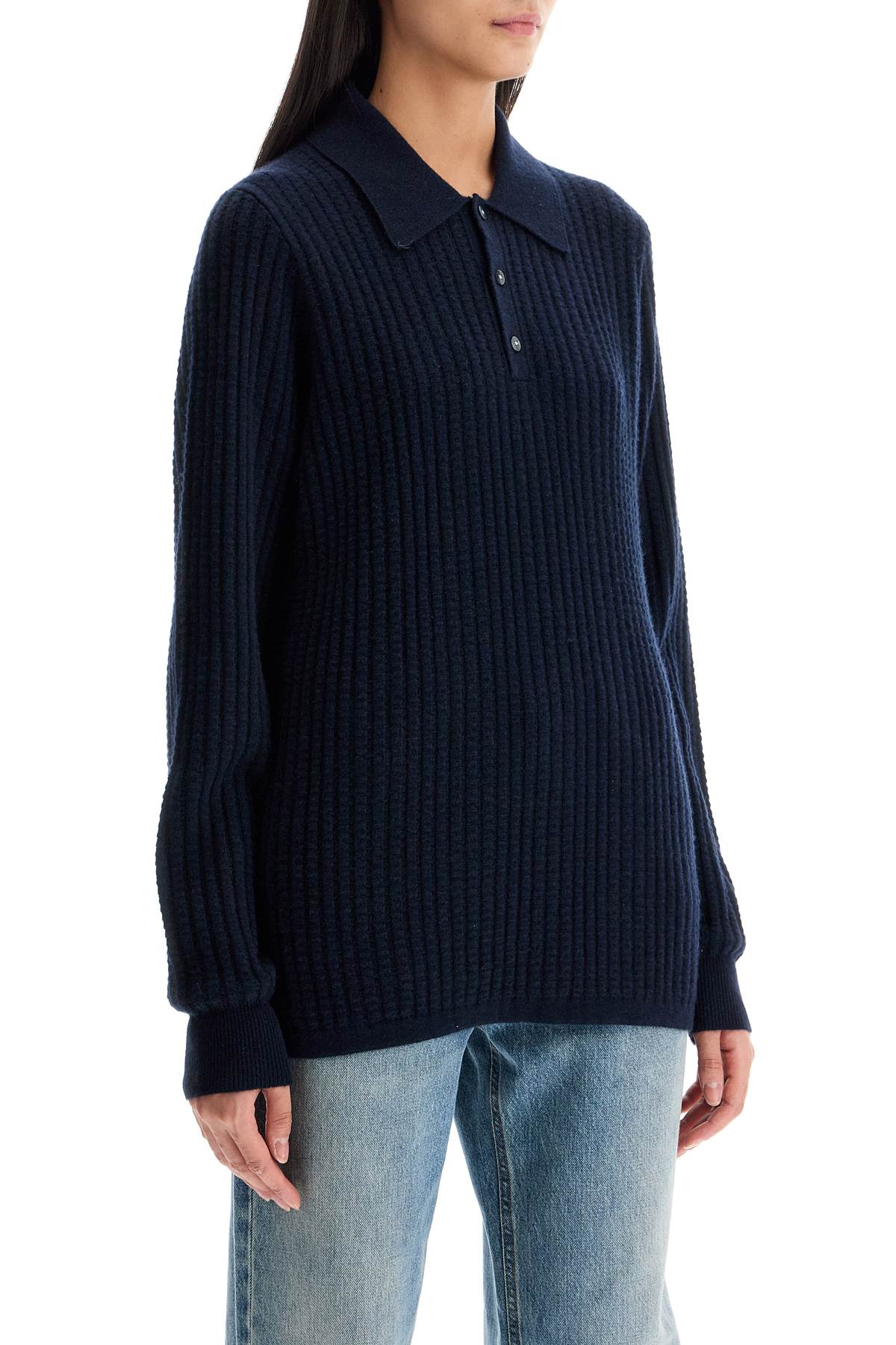 Guest In Residence Polo-inspired Pullover Sweater