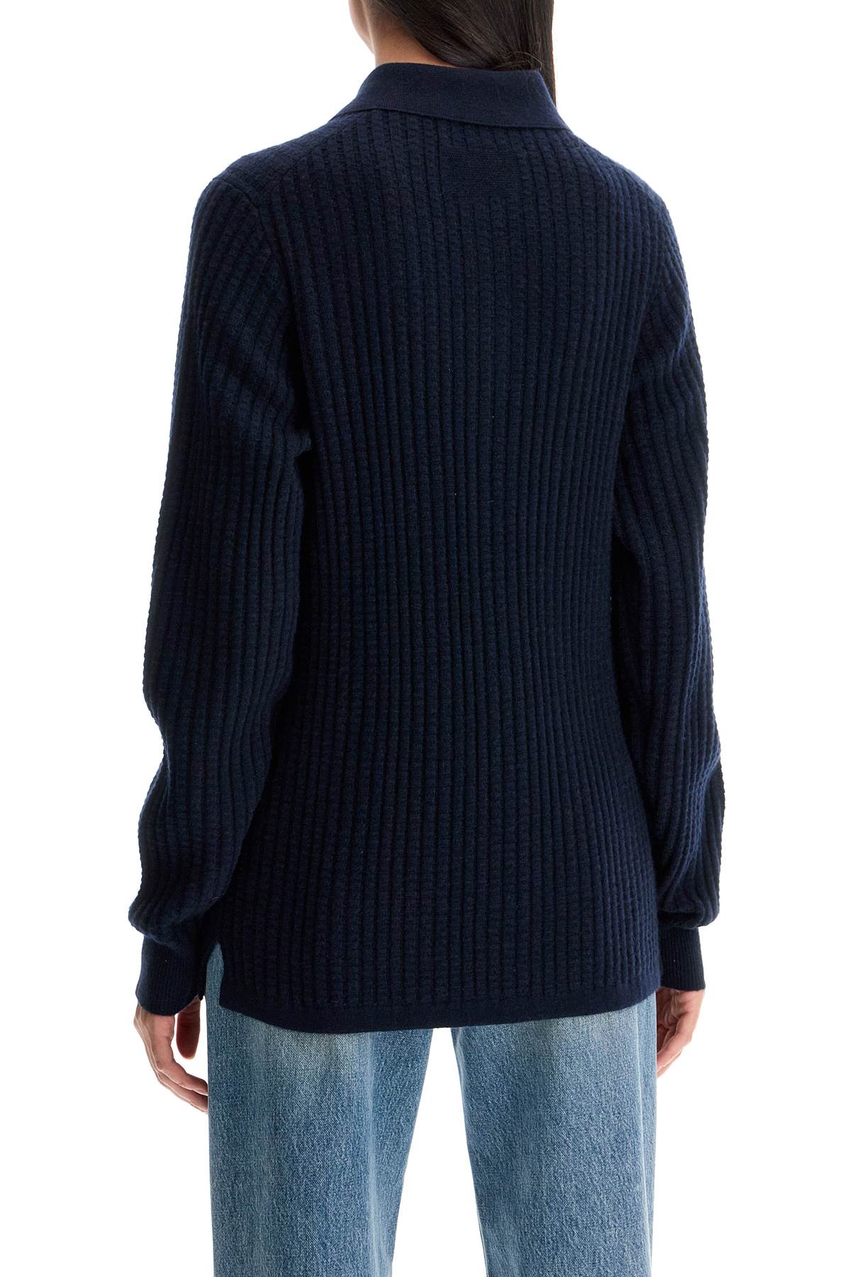 Guest In Residence Polo-inspired Pullover Sweater