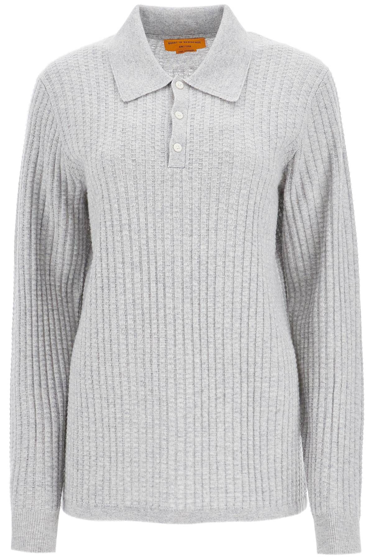 Guest In Residence Polo-inspired Pullover Sweater