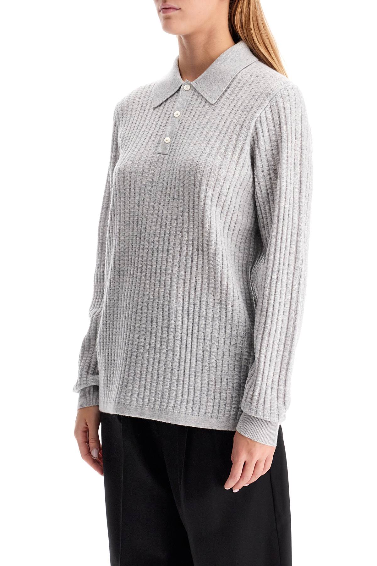 Guest In Residence Polo-inspired Pullover Sweater