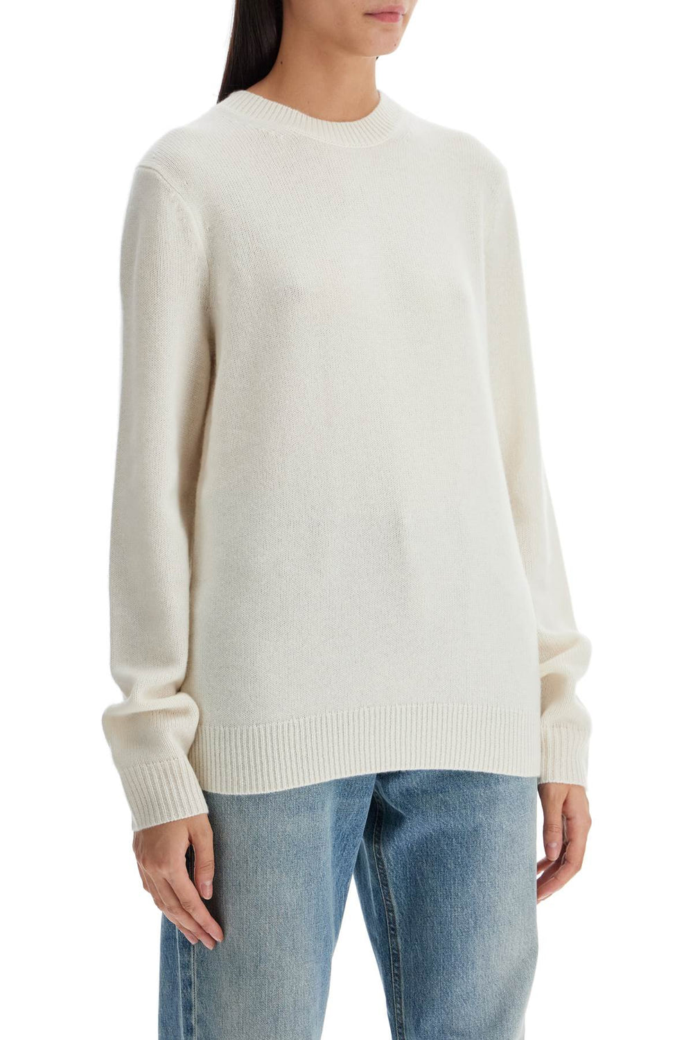 Guest In Residence Cashmere Crewneck Pullover Sweater