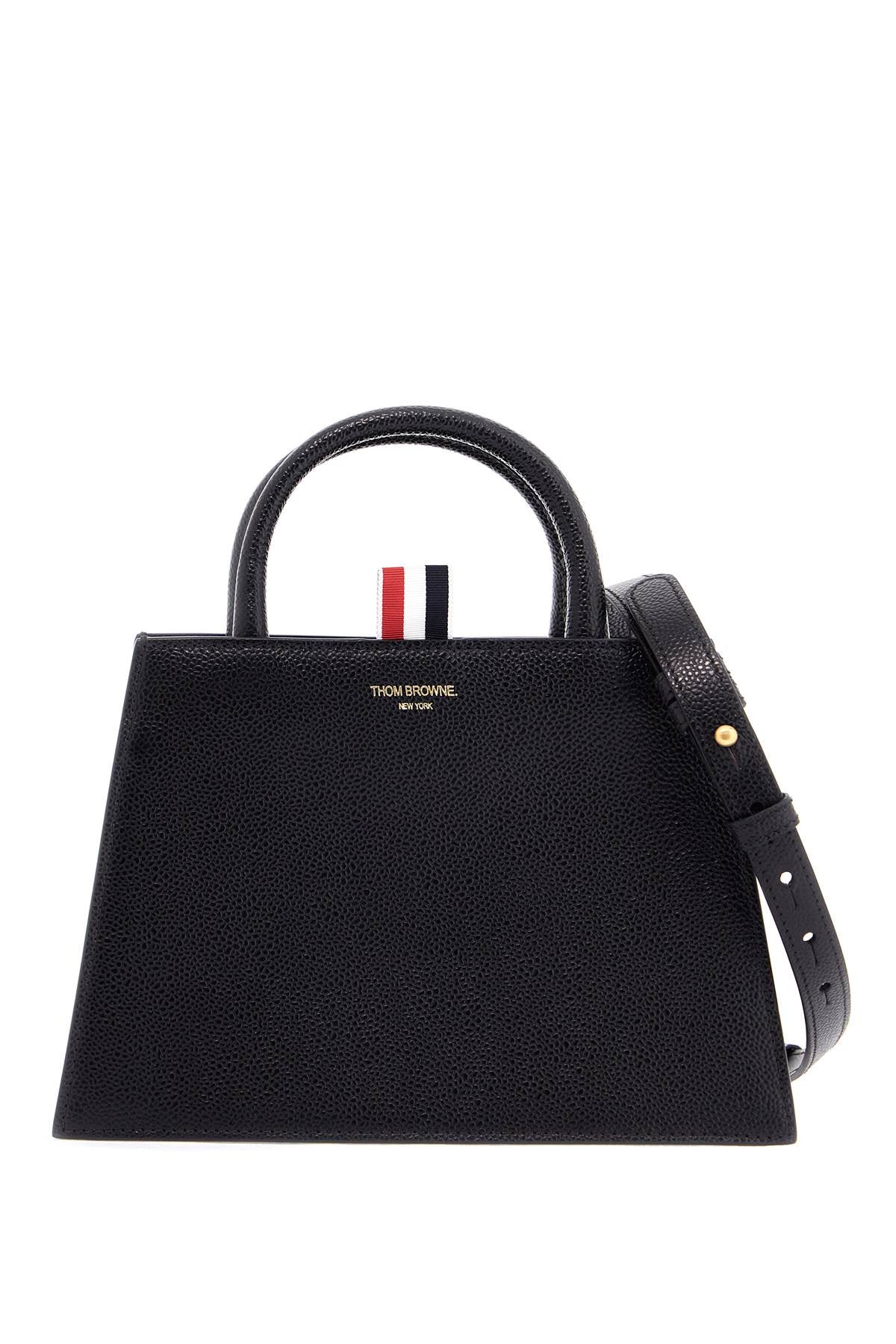 Thom Browne Mini Handbag in Pebbled Leather