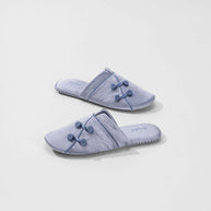 Ulivary Qipao Collar Buckle Asian Style Slippers