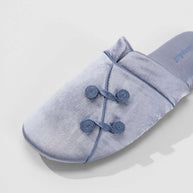 Ulivary Qipao Collar Buckle Asian Style Slippers