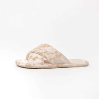 Ulivary Classic Cross-Strap Embroidery Slippers (more colors)