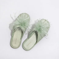 Ulivary Luxe Feather Slippers (more colors)