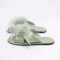 Ulivary Luxe Feather Slippers (more colors)