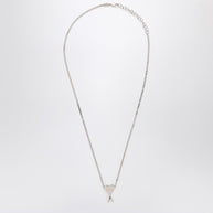 Ami Paris Ami De Coeur Palladium Necklace