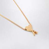 Ami Paris Gold Ami De Coeur Necklace