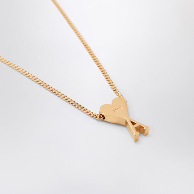 Ami Paris Gold Ami De Coeur Necklace