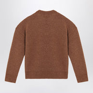 Ami Paris Hazelnut Ami De Coeur Sweater