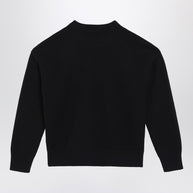 Ami Paris Black Wool Sweater Ami De Coeur