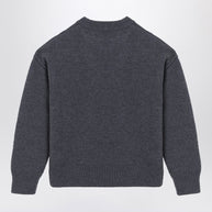 Ami Paris Dark Grey Ami De Coeur Sweater