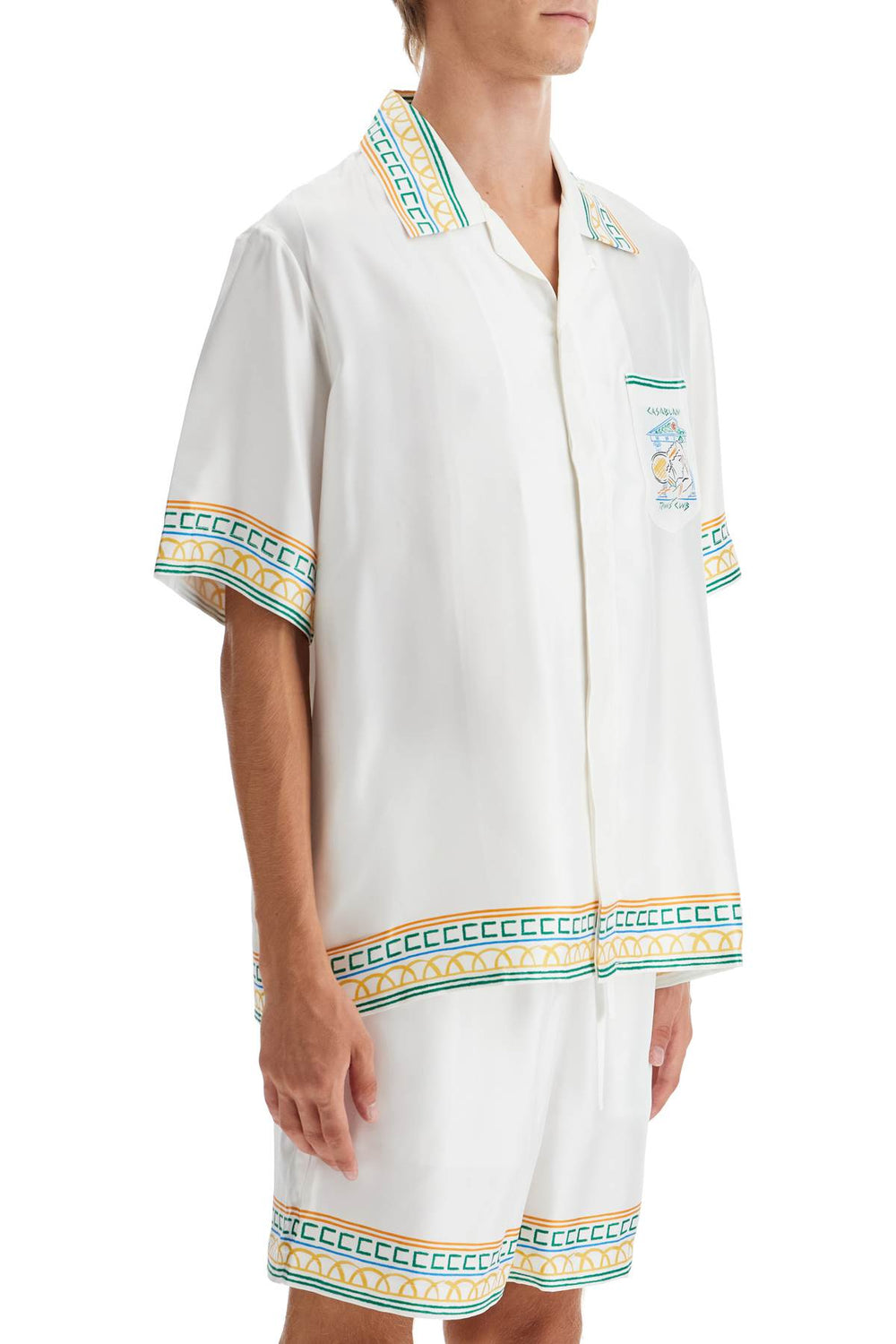 Casablanca Crayon Temple Tennis Club Shirt