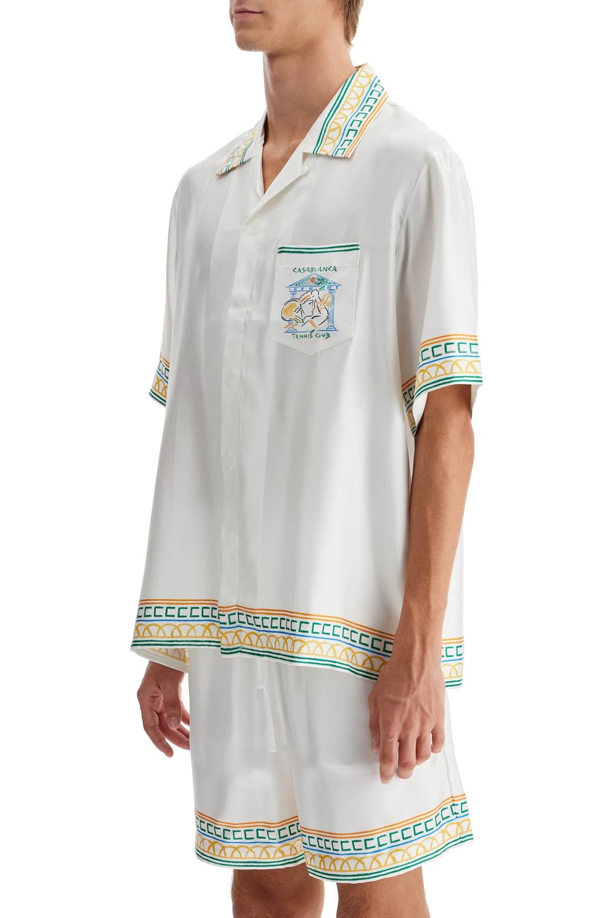 Casablanca Crayon Temple Tennis Club Shirt