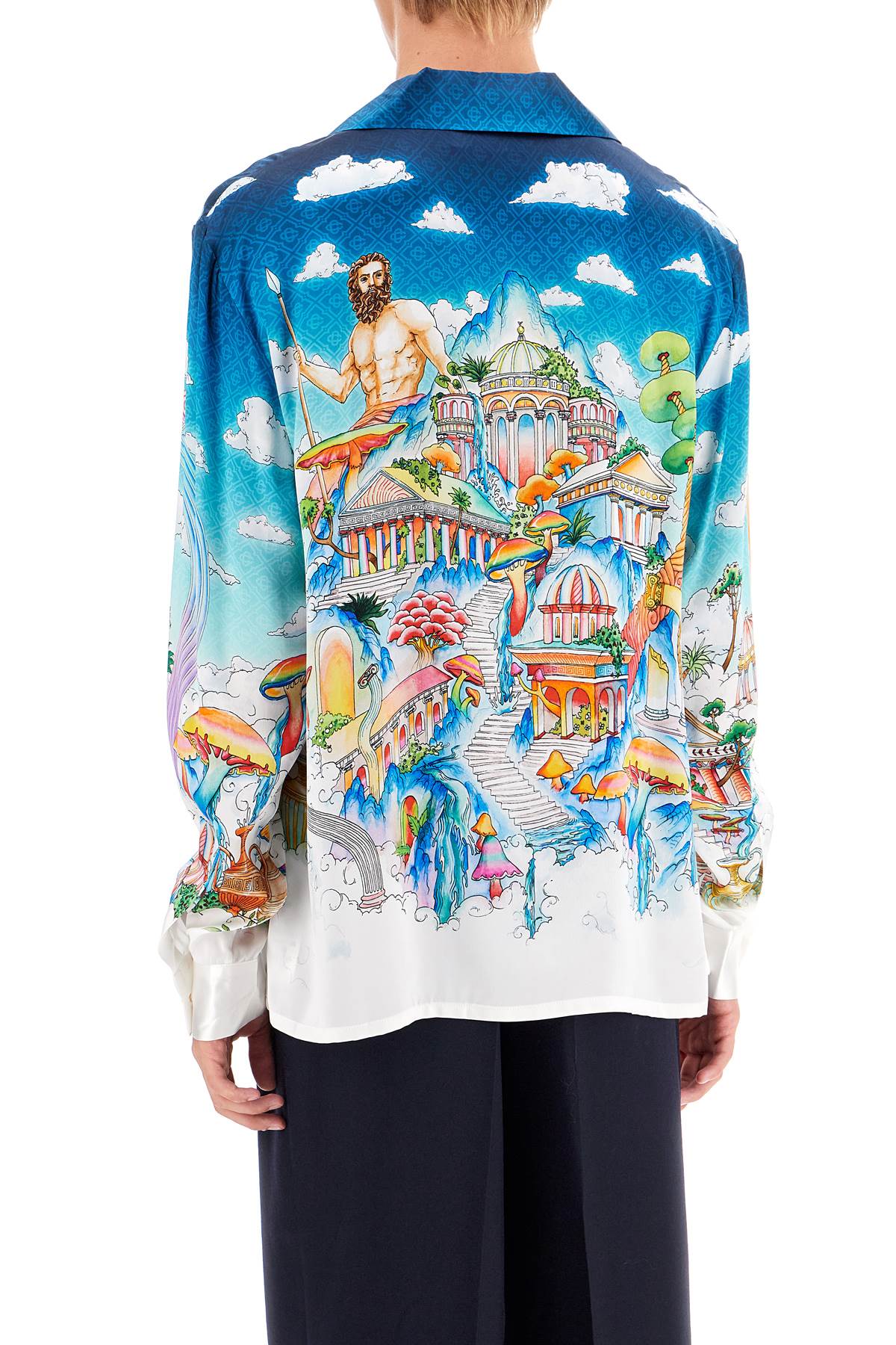 Casablanca The Road Of Knowledge Silk Shirt