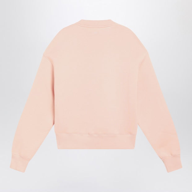Ami Paris Blush Pink Ami De Coeur Sweatshirt