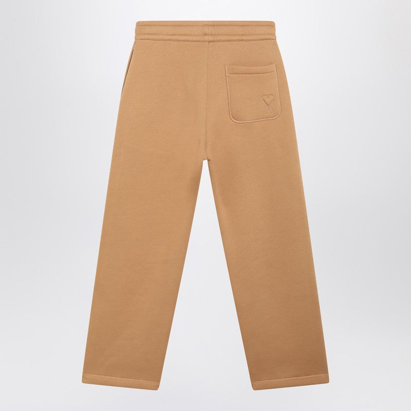 Ami Paris Camel Ami De Coeur Joggers