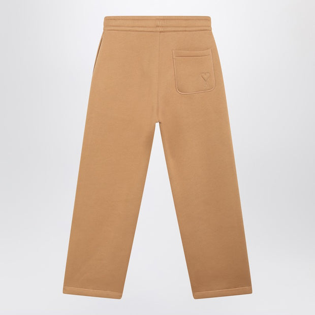 Ami Paris Camel Ami De Coeur Joggers