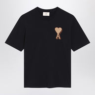 Ami Paris Black Ami De Coeur T-shirt