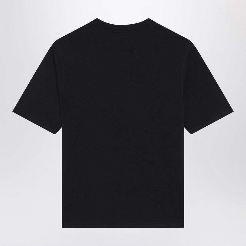 Ami Paris Black Ami De Coeur T-shirt