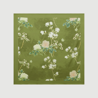 Ulivary Floral Olive Kimono Robe