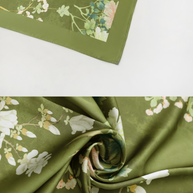 Ulivary Floral Olive Kimono Robe
